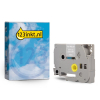 Brother TZe-MQL35 tape wit op lichtgrijs 12 mm (123inkt huismerk) TZeMQL35C 080391