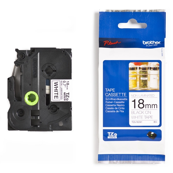 Brother TZe-N241 tape zwart op wit 18 mm (origineel) TZeN241 080624 - 1