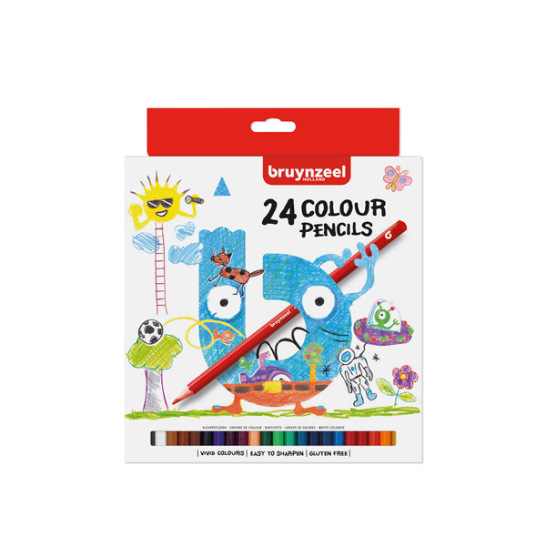 Bruynzeel Kids kleurpotloden (24 stuks) 60112003 231002 - 1