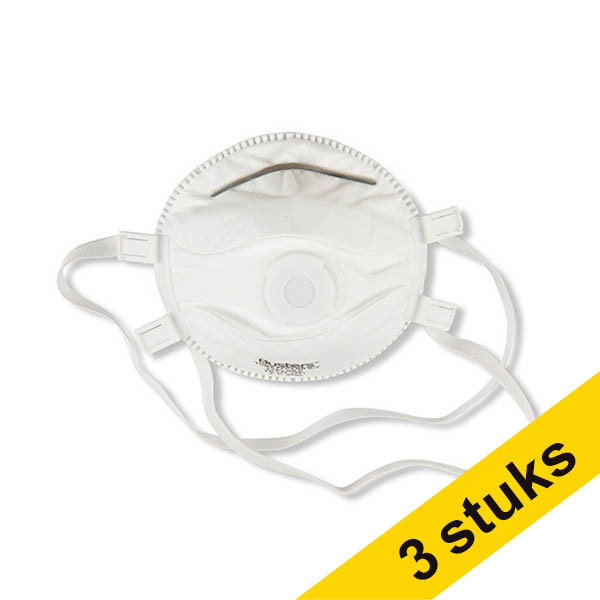 Aanbieding: 3x Busters Yuma stofmasker FFP3 NR D V (1 stuk) SBU00085 - 1