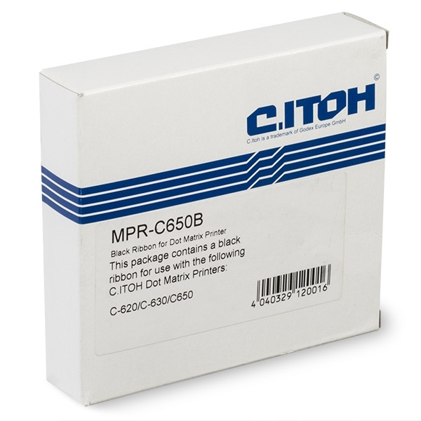 C.Itoh C102 nylon tape zwart (origineel) C102 066707 - 1