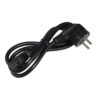 C5 EU-kabel voor netstroom (1,8 meter, Haaks, 123accu huismerk)