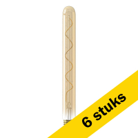 Aanbieding: 6x Calex E27 led-lamp buis goud dimbaar 3.8W (25W)