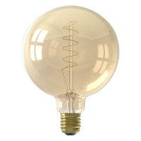 Calex E27 filament led-lamp globe G125 goud dimbaar 3.8W (25W) 1001001000 LCA00600
