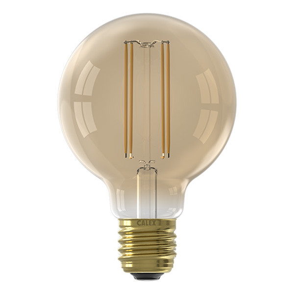 Calex E27 filament led-lamp globe G80 goud dimbaar 3.5W (25W) 1101002400 LCA00715 - 1