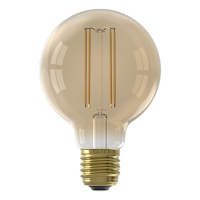Calex E27 filament led-lamp globe G80 goud dimbaar 3.5W (25W) 1101002400 LCA00715