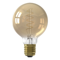 Calex E27 filament led-lamp globe G80 goud dimbaar 3.8W (25W) 1001001300 LCA00664