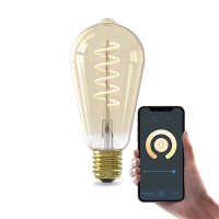 Calex E27 smart lamp edison ST64 goud WiFi (Tuya) LCA01193