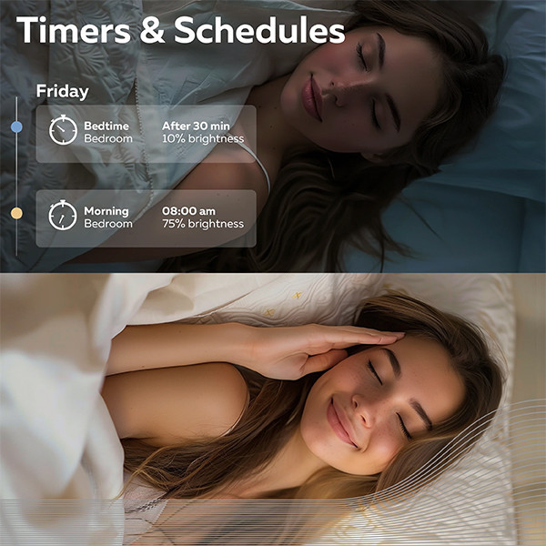 Calex E27 smart lamp globe G95 goud WiFi (Tuya) LCA01194 - 7