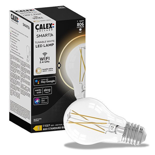 Calex E27 smart lamp peer A60 helder WiFi (Tuya) LCA00414 - 1