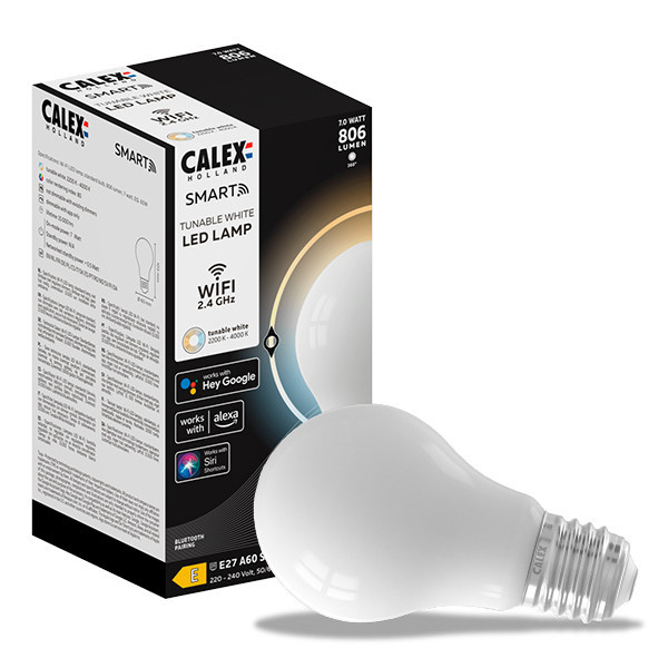 Calex E27 smart lamp peer A60 wit WiFi (Tuya) LCA00417 - 1