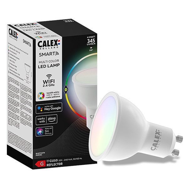 Calex GU10 smart lamp PAR16 RGB WiFi (Tuya) LCA00438 - 1