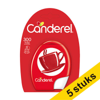 Aanbieding: 5x Canderel zoetjes dispenser (300 stuks)