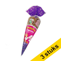 Aanbieding: 3x Candyman strooigoed puntzak (350 gram) 415270
