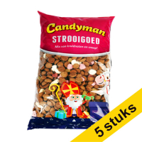 Aanbieding: 5x Candyman strooigoed 1 kg 415272