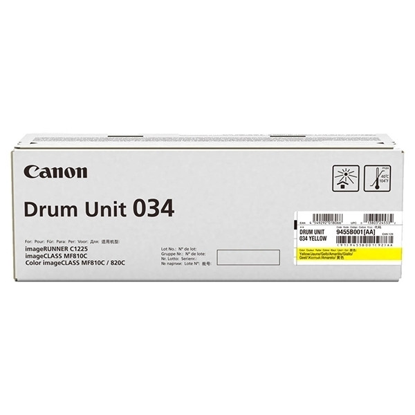 Canon 034 drum geel (origineel) 9455B001 017232 - 1