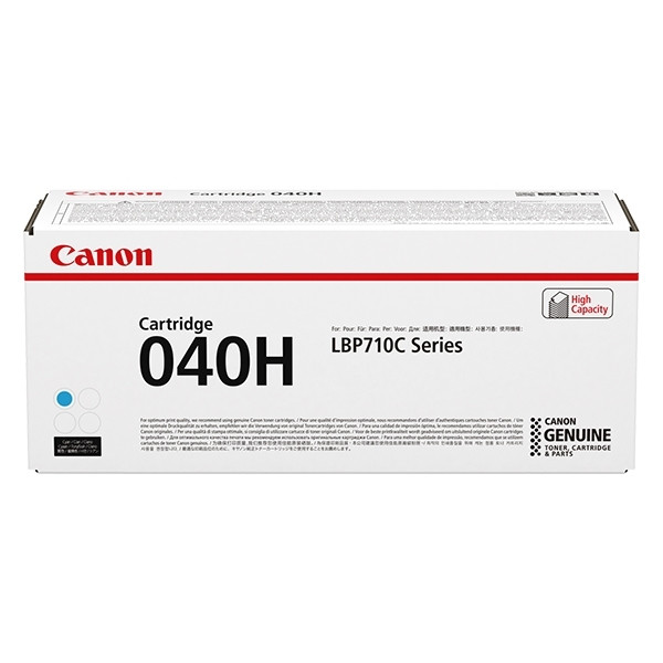 Canon 040H C toner cyaan hoge capaciteit (origineel) 0459C001 017284 - 1