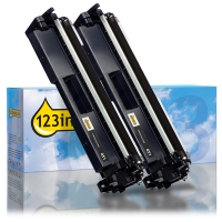 Canon 051 toner zwart dubbelpak (123inkt huismerk) 070023