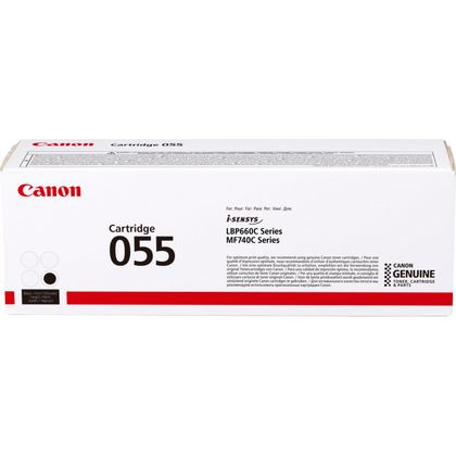 Canon 055 BK toner zwart (origineel) 3016C002 070042 - 1