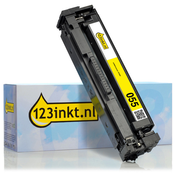 Canon 055 Y toner geel (123inkt huismerk) 3013C002C 070049 - 1