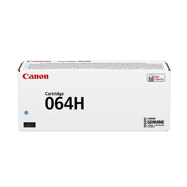 Canon 064H C toner cyaan hoge capaciteit (origineel) 4936C001 070106 - 1