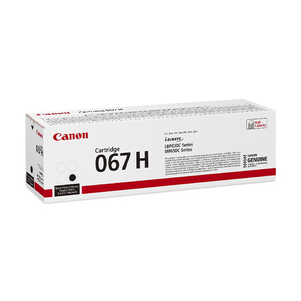 Canon 067H BK toner zwart hoge capaciteit (origineel) 5106C002 094988 - 1