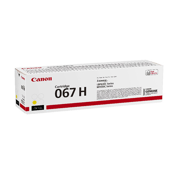 Canon 067H Y toner geel hoge capaciteit (origineel) 5103C002 095000 - 1