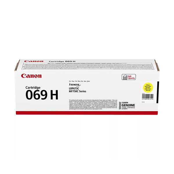 Canon 069H Y toner geel hoge capaciteit (origineel) 5095C002 070142 - 1