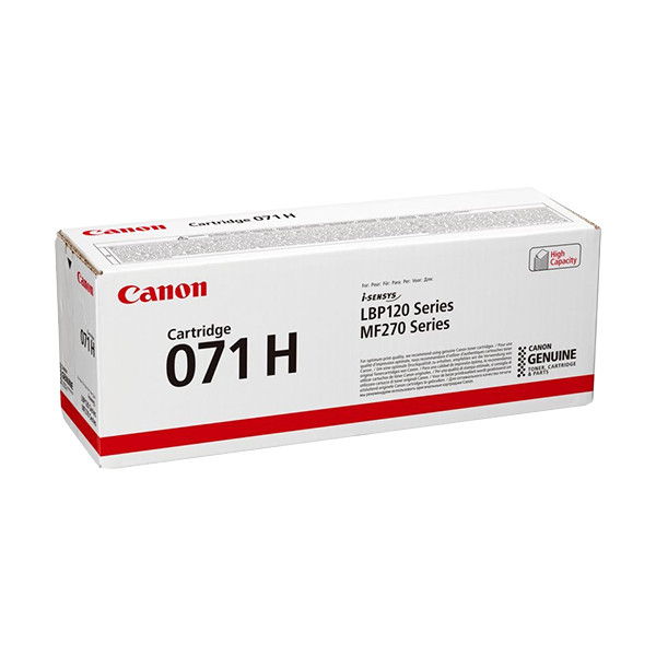 Canon 071H BK toner zwart hoge capaciteit (origineel) 906209 - 1