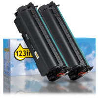 Canon 071 BK toner zwart dubbelpak (123inkt huismerk) 095035
