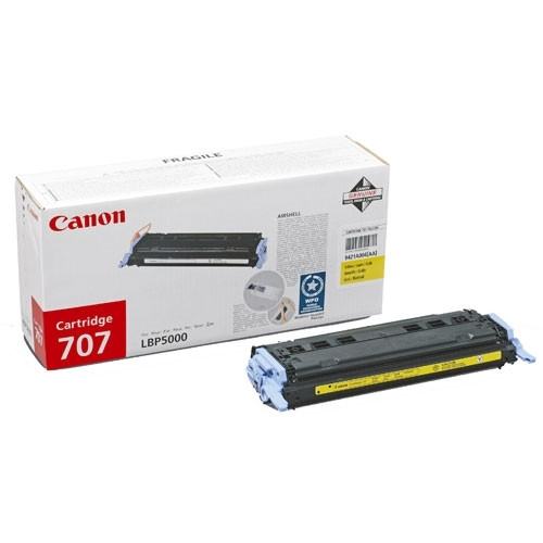 Canon 707 Y toner geel (origineel) 9421A004AA 071468 - 1