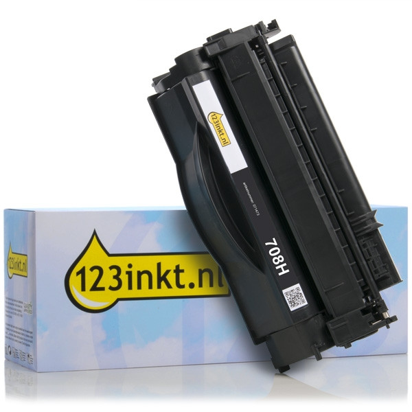 Canon 708H toner zwart hoge capaciteit (123inkt huismerk) 0917B002AAC 071473 - 1