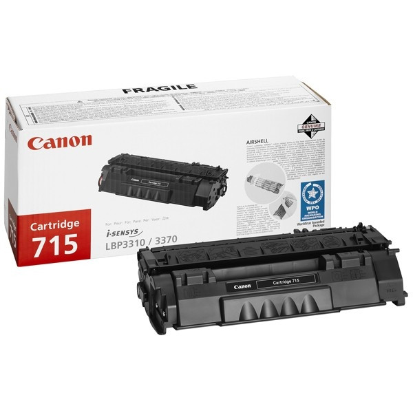 Canon 715 toner zwart (origineel) 1975B002AA 071096 - 1