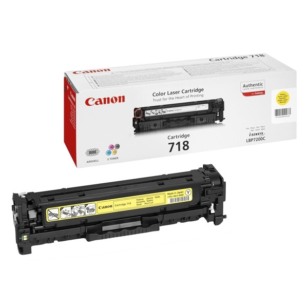 Canon 718 Y toner geel (origineel) 2659B002AA 070884 - 1