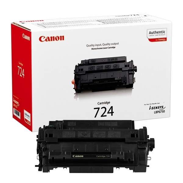 Canon 724 toner zwart (origineel) 3481B002 070776 - 1