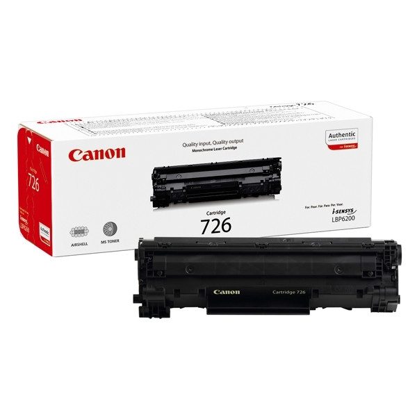 Canon 726 toner zwart (origineel) 070782 Canon 726 toner zwart (origineel) 070782 - 1