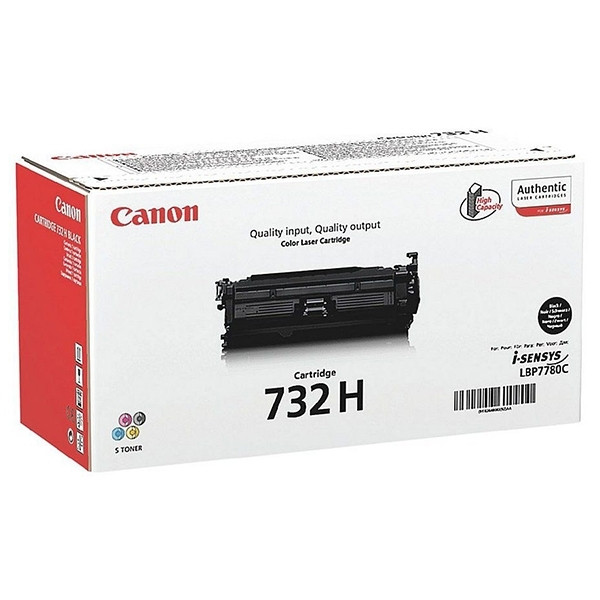 Canon 732HBK toner zwart hoge capaciteit (origineel) 6264B002 902233 - 1