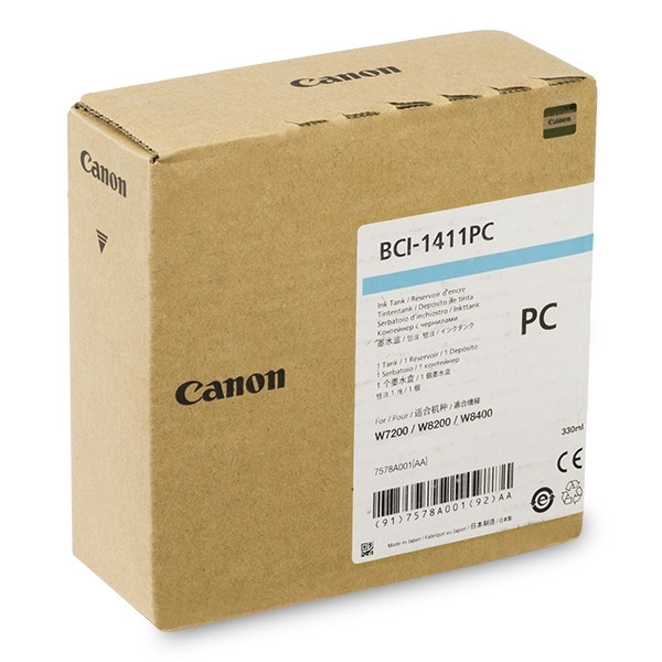 Canon BCI-1411PC inktcartridge foto cyaan (origineel) 7578A001 017158 - 1