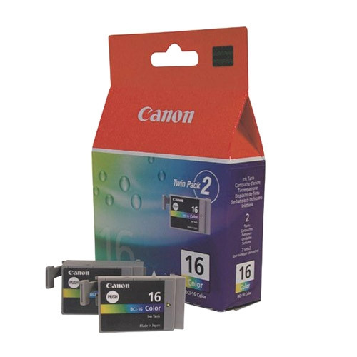Canon BCI-16: 2 x inktcartridge kleur (origineel) 9818A002 014060 - 1