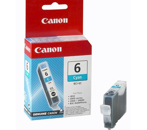 Canon BCI-6C inktcartridge cyaan (origineel) 4706A002 011420 - 1
