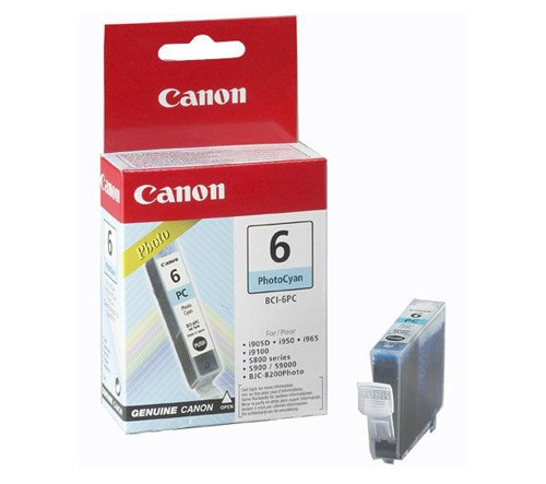 Canon BCI-6PC inktcartridge foto cyaan (origineel) 4709A002 011480 - 1
