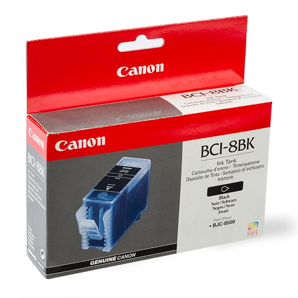 Canon BCI-8BK inktcartridge zwart (origineel) 0977A002AA 011595 - 1