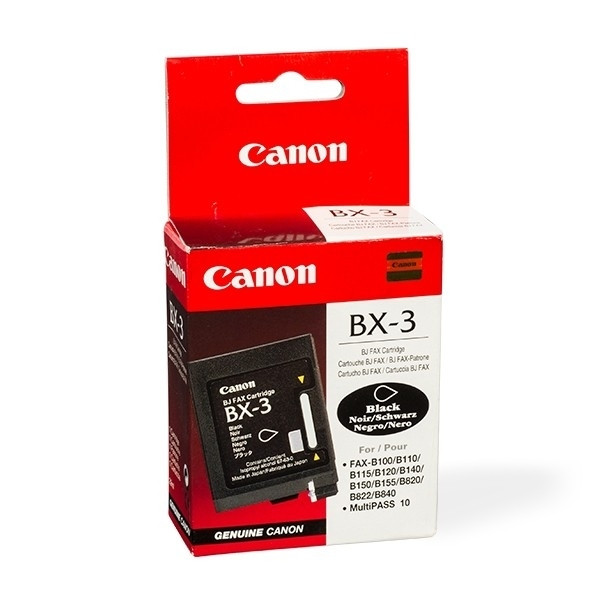 Canon BX-3 inktcartridge zwart (origineel) 0884A002AA 900618 - 1