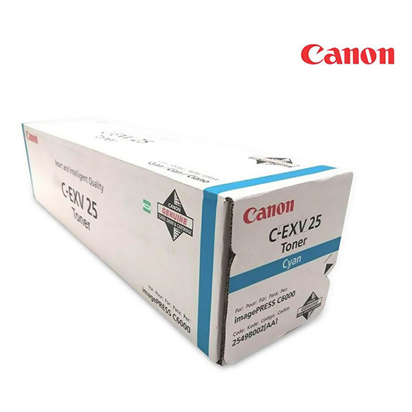 Canon C-EXV 25 C toner cyaan (origineel) 2549B002 070690 - 1