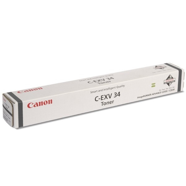 Canon C-EXV 34 BK toner zwart (origineel) 3782B002 901091 - 1