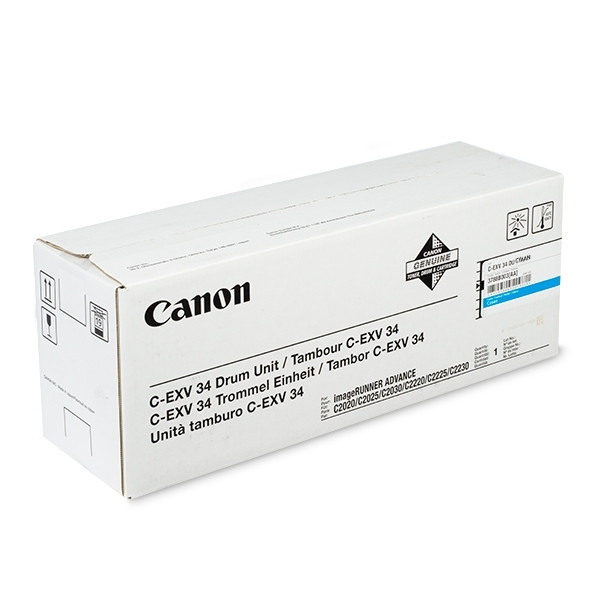 Canon C-EXV 34 drum cyaan (origineel) 3787B003 070722 - 1