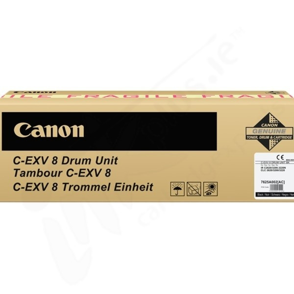 Canon C-EXV 8 BK drum zwart (origineel) 7625A002 071251 - 1