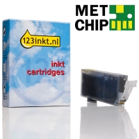 Canon CLI-521GY inktcartridge grijs met chip (123inkt huismerk) 2937B001C 018513