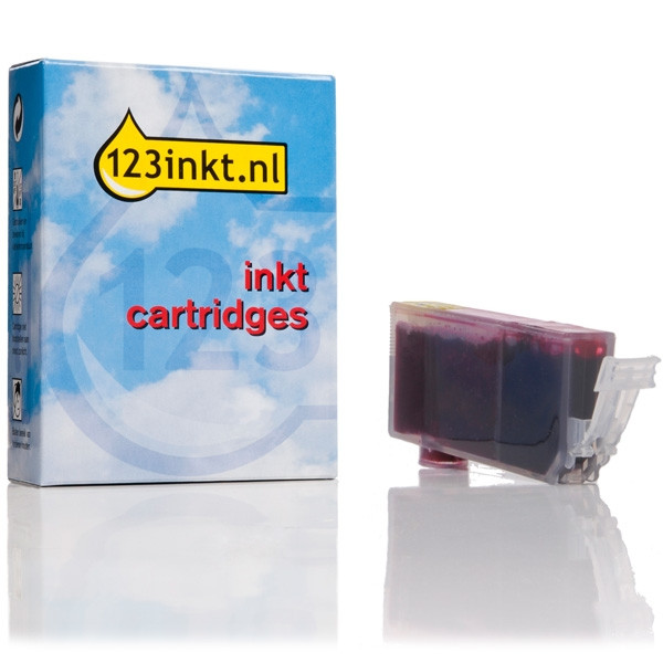 Canon CLI-521M inktcartridge magenta zonder chip (123inkt huismerk) 2935B001C 018357 - 1