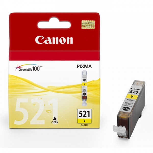 Canon CLI-521Y inktcartridge geel (origineel) 2936B001 900519 - 1